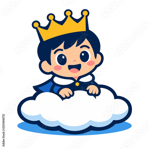 Cuadro en lienzo Cloud King Junior