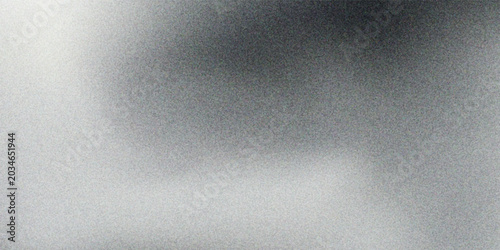 Canvastavla Grainy gradient background, grey black white monochrome abstract noise texture banner backdrop