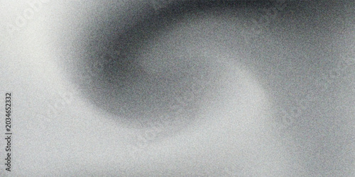 Картината върху платно Grainy gradient background, grey black white monochrome abstract noise texture banner backdrop