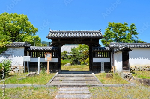 Quadro su tela 山崎城 紙屋門