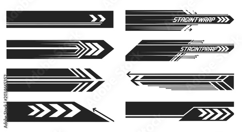 Cuadro en lienzo Speedy Abstract Arrow Graphics Pack