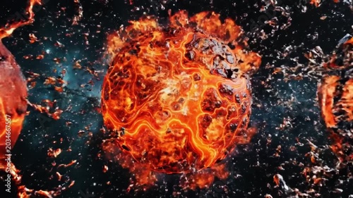 Deep Space AI Reflections Interacting Across Endless Cosmic Void