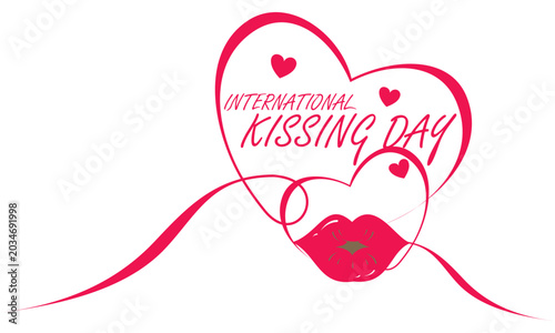 World Kissing Day illustration