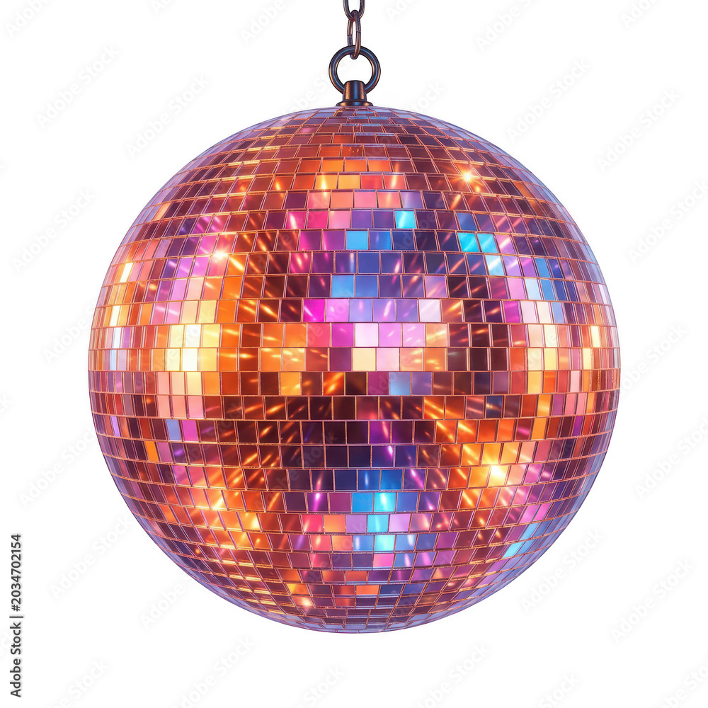 Fototapeta premium Shiny disco ball hanging