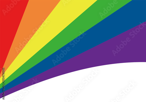 spectrum of rainbow colors forming a dynamic diagonal pattern with a white copy space, ideal for abstract backgrounds and colorful graphic designs