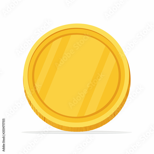 Golden Coin Illustration