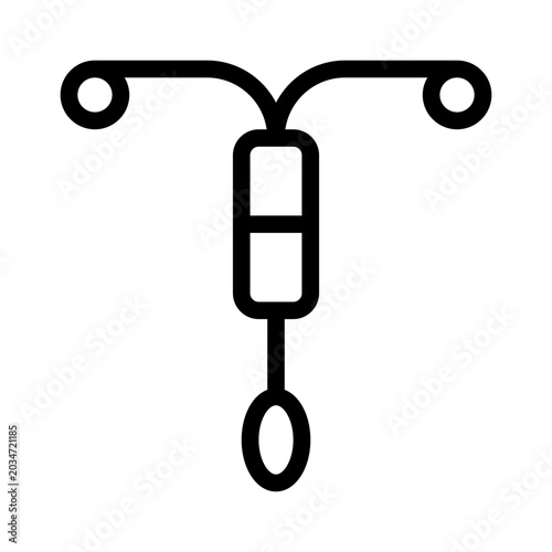 IUD line icon