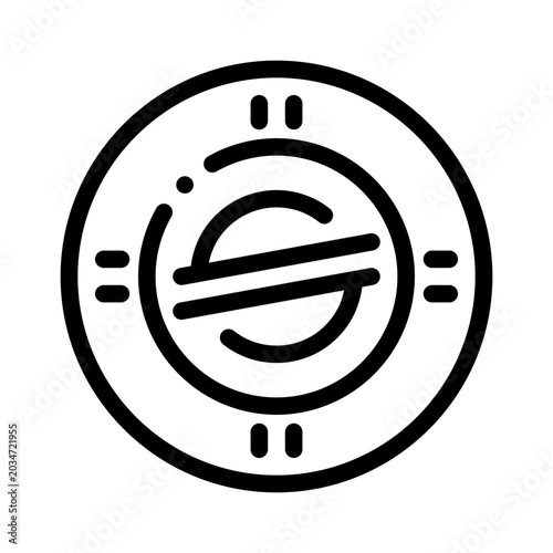 Photos sobriety line icon