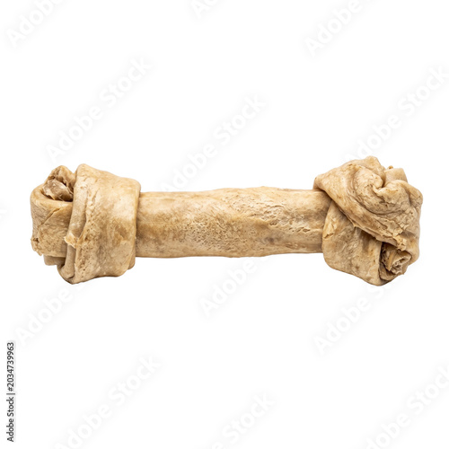 Cuadro en lienzo Standard rawhide knotted bone chew toy for dogs