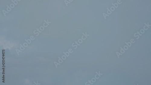 Clouds Drifting in Overcast Sky