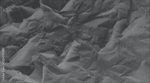 Konstfotografi Gray crumpled paper texture fills the entire view