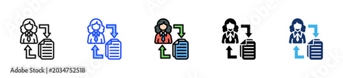 Change Request Flat Icon Style