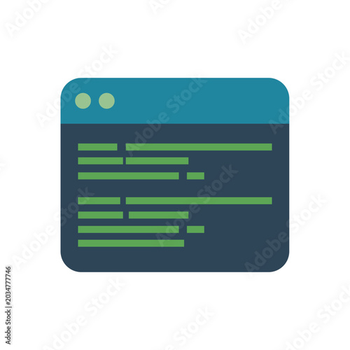 Clean terminal coding screen