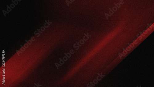 Foto Dark red streaks glow softly against pitch black