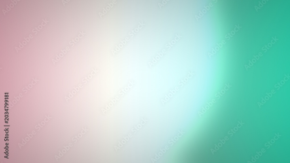 Obraz premium Soft Gradient Abstract Background with Pink White and Green Hues.
