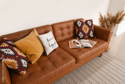 Cozy modern living room int...