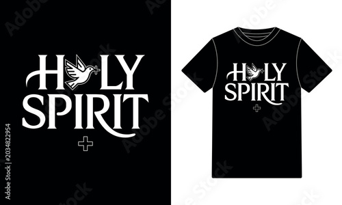 Holy Spirit Dove Christian T-shirt Design