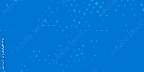 Foto Blue Mathematical Plus Symbols Pattern
