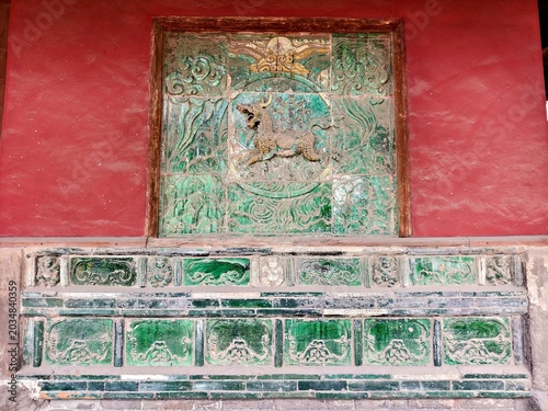 Obraz na płótnie Jiangzhou Confucian Temple, Xinjiang County, Yuncheng, Shanxi, China
