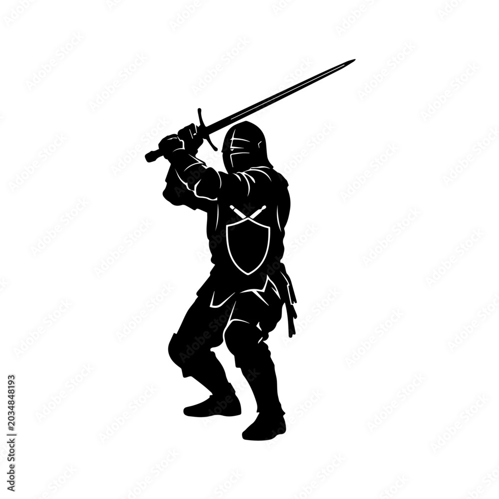 Obraz premium knight with sword