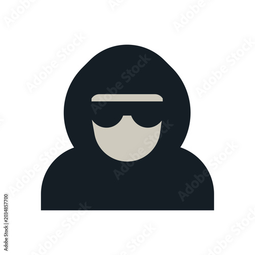 Fotografija Hacker Silhouette Icon
