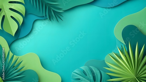 Aerial greenery background art