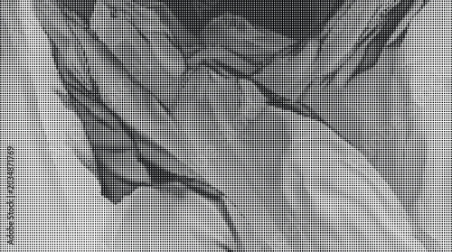 Photos Dramatic grayscale illustration of rumpled fabric on a transparent background