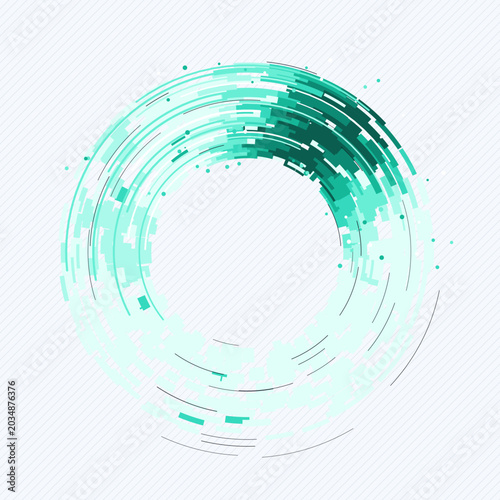 Digital Concentric Segment Circle