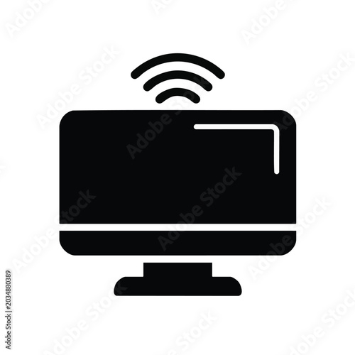Smart Technology Interface Icon, Interactive, Modern, Gadget