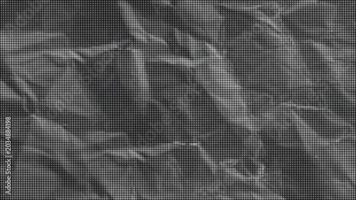 Foto Black crumpled paper background texture closeup view
