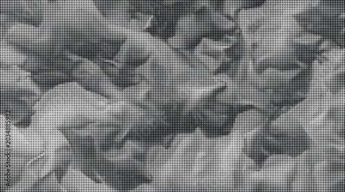 Fotografie Crinkled transparent background paper texture fills the entire scene