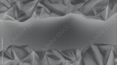 Slika na platnu Crinkled paper with a smooth center strip on a transparent background