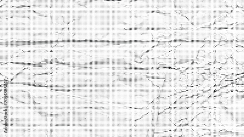 Obraz na plátně A close-up view of a crumpled texture with a seamless pattern