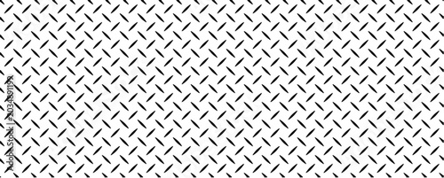 Quadro su tela Abstract background of repeating dark chevron pattern on a white backdrop, suita