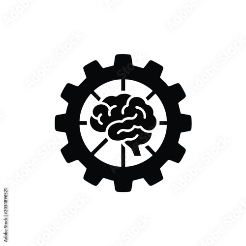 Ai Automation Workflow Icon, Icon, Business, Technology, Robot