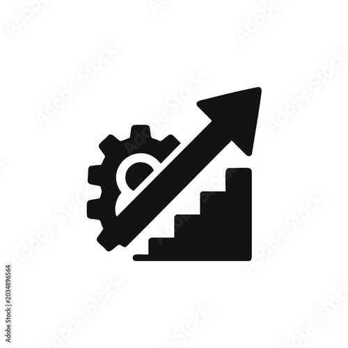 Startup Business Workflow Icon, Launch, Process, Icon, Agile