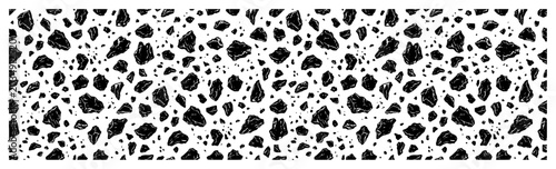Photos Scattered stone fragments and rocky debris in textured organic style