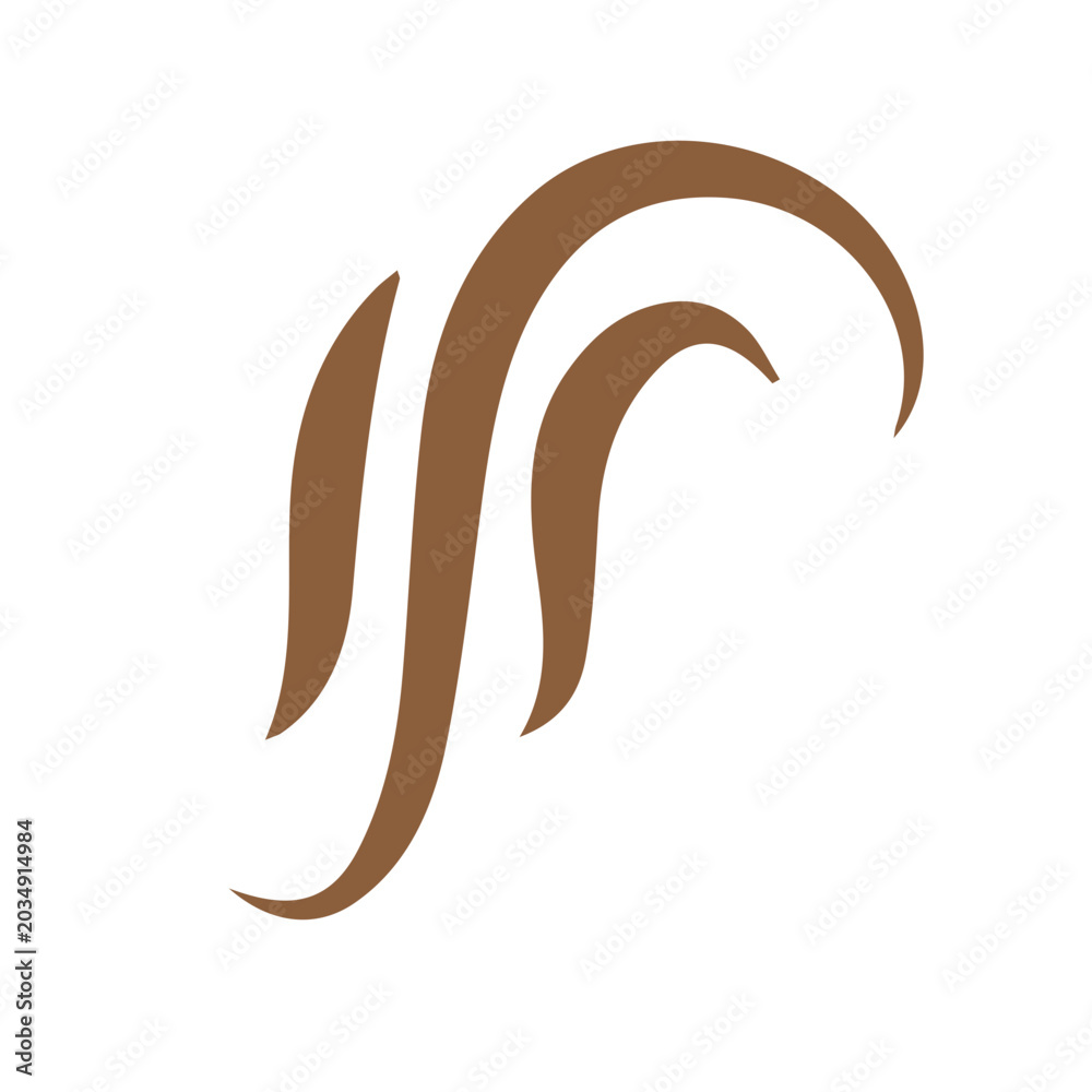Fototapeta premium Elegant abstract symbol