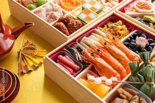 おせち料理　日本の正月料理