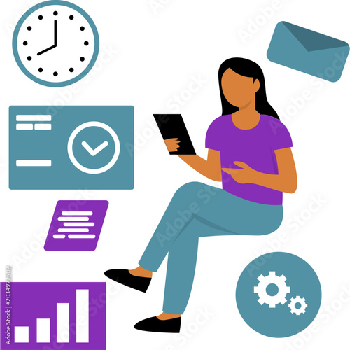 Handdrawn Business Startup Illustration