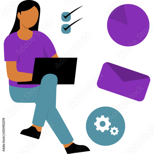 Handdrawn Business Startup Illustration