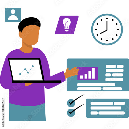 Handdrawn Business Startup Illustration
