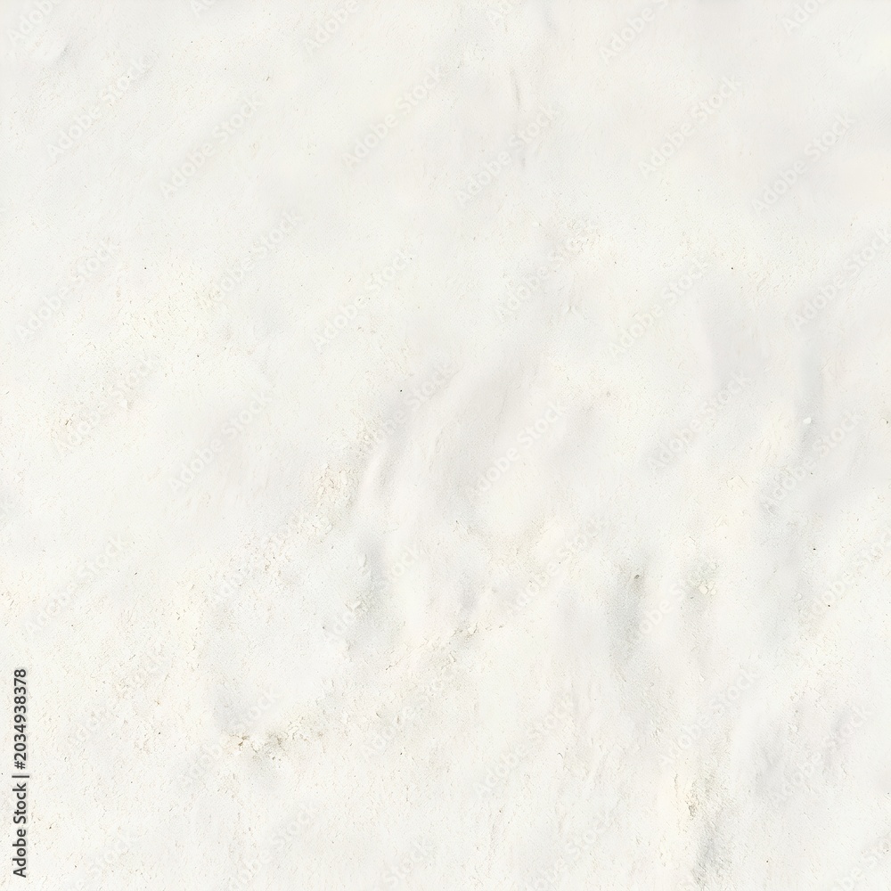 Naklejka premium Fine White Beach Sand Texture, Seamless Coastal Sand Surface Background, Overhead View