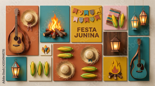 Festa Junina Celebration Decorations