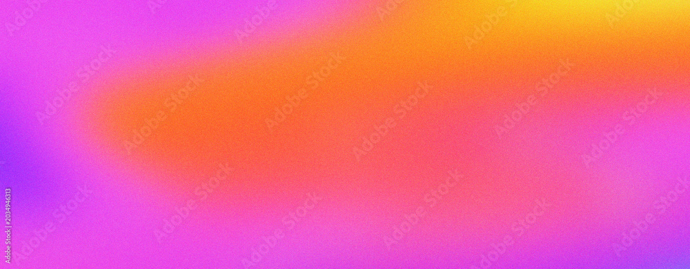 Fototapeta premium Vibrant gradient background with neon pink and orange hues, abstract colorful blur texture for modern digital design. Soft ethereal light effect on a bright multicolored artistic backdrop.