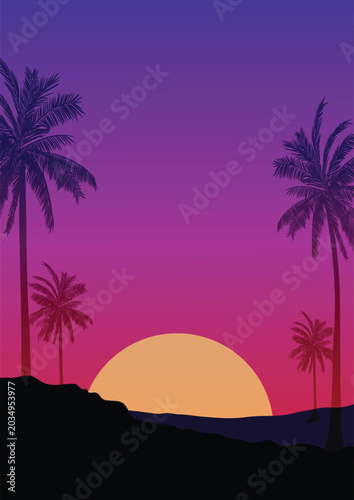Coachella vibrant music festival vector