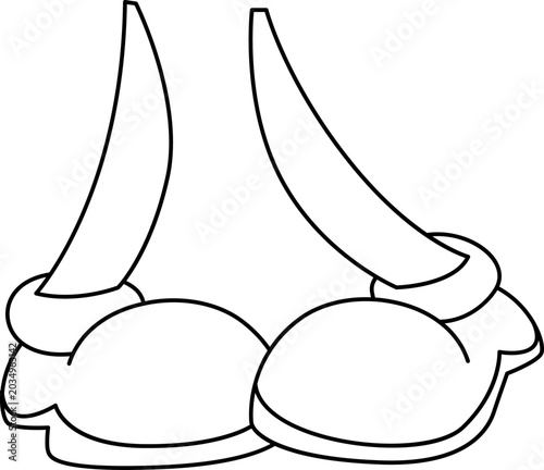 Tableau sur toile Shy Legs Position