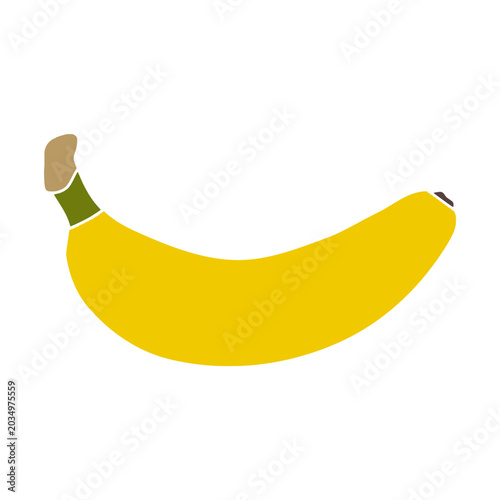 ripe yellow banana transparent icon, banana icon