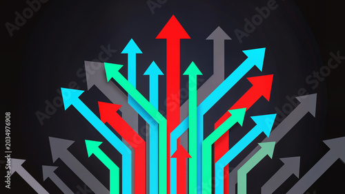 Upward Arrows Growth Design