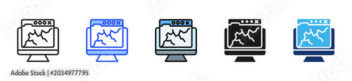 Konstfotografi Browser Crash Icon Collection With Multiple Styles